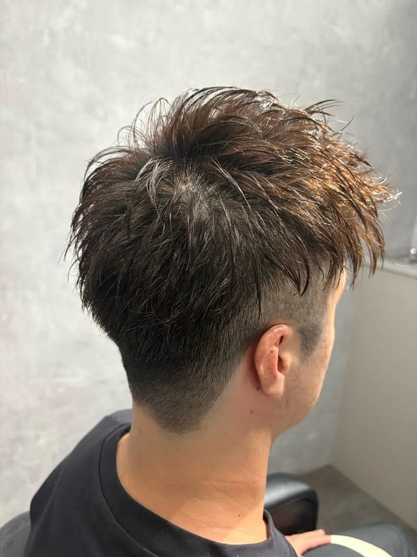 ショート メンズ カット 本間 颯太のヘアスタイル