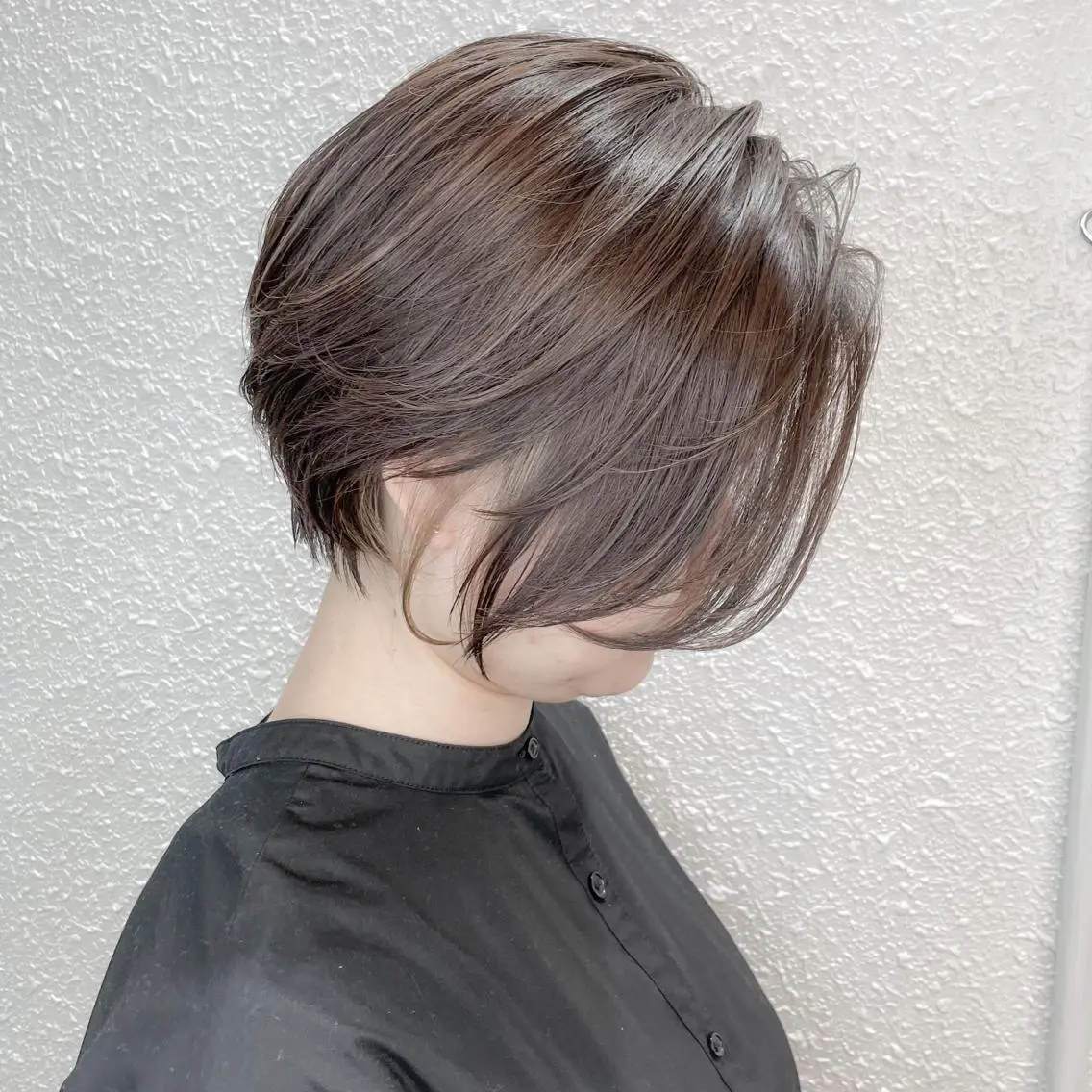 ショート ボブ 顔周りカット 小顔カット ボブ専門店 中島規寿のヘアスタイル