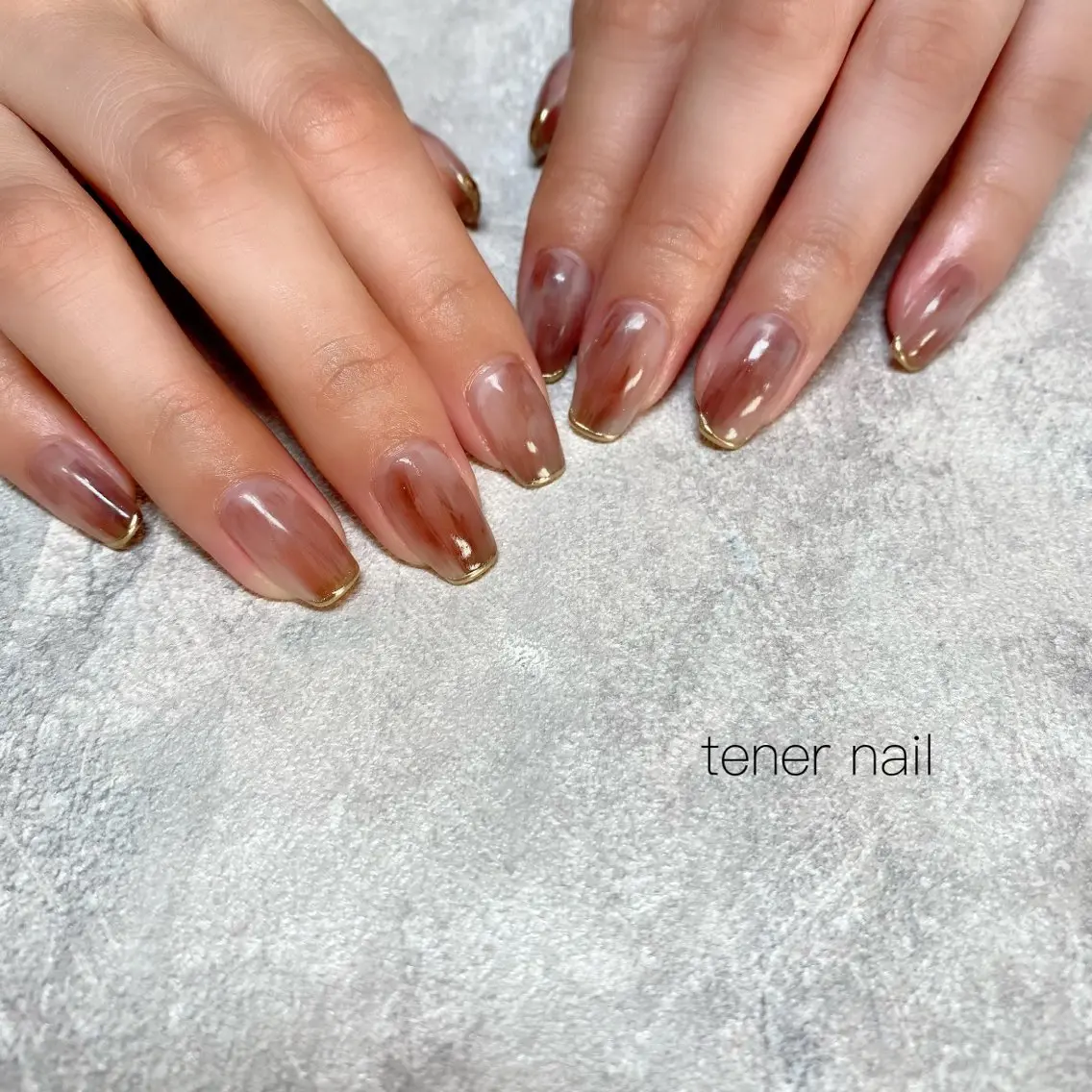ネイル フレンチネイル ニュアンスネイル ハンドネイル テネルネイル tener nailのネイルデザイン