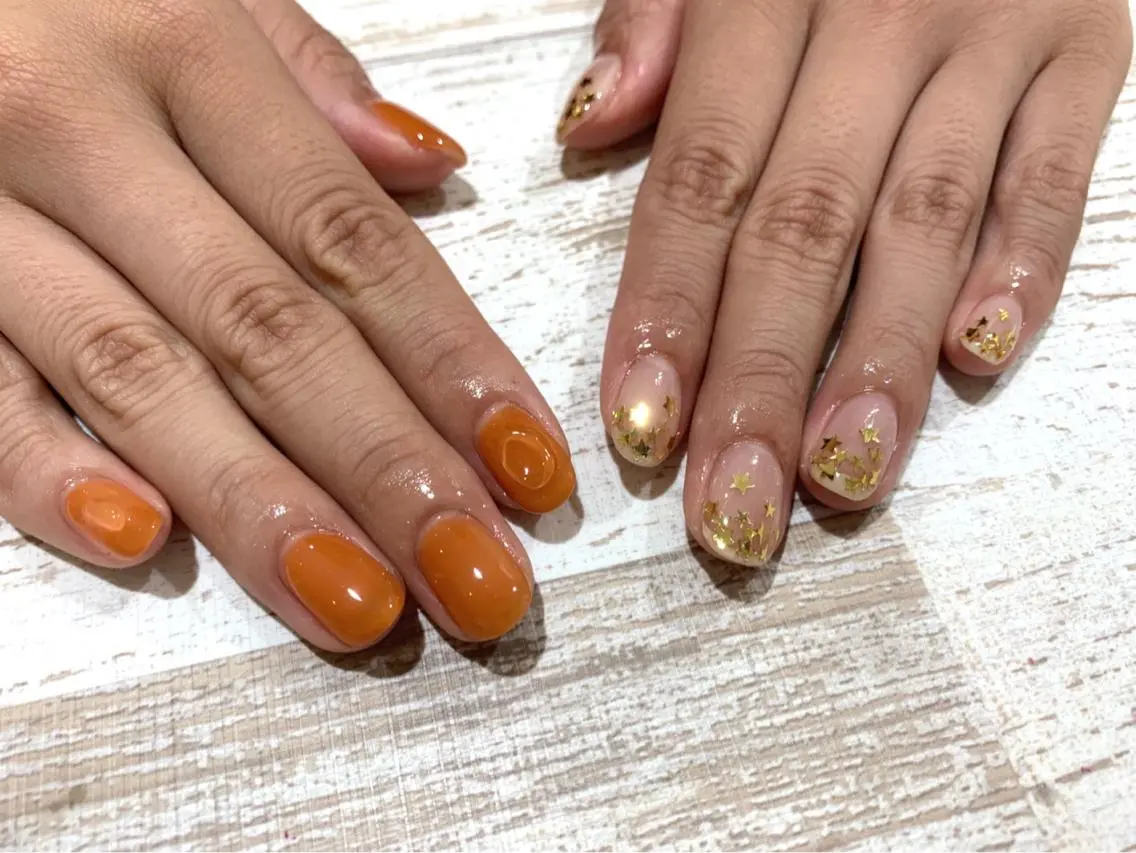 ネイル クリアネイル . SHIORIのネイルデザイン