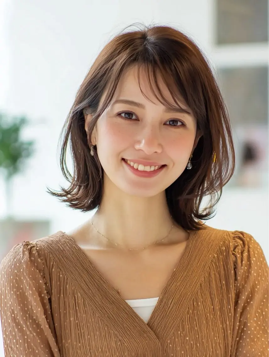 ミディアム suzuya nagomiのヘアスタイル