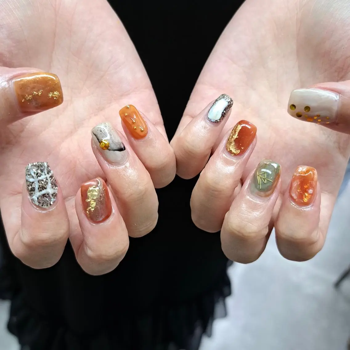 ネイル アートネイル ジェルネイル ニュアンスネイル スカルプネイル nailstudio eviz新宿店のネイルデザイン
