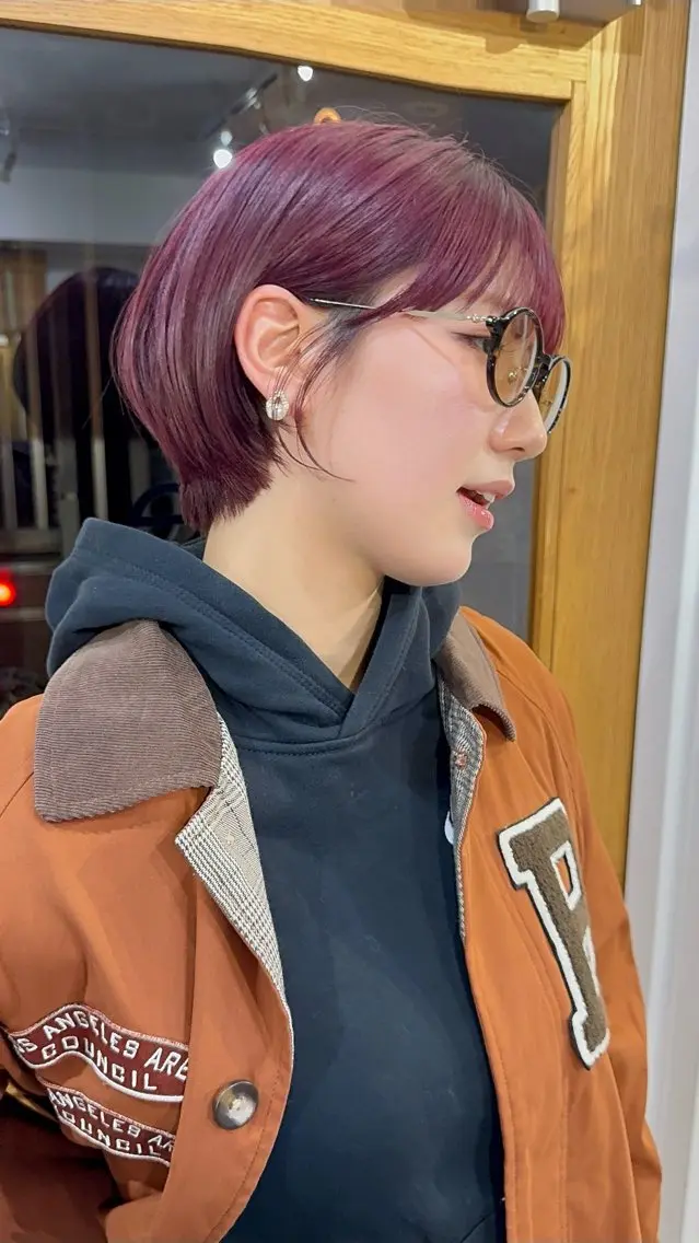 ショート カット ヘアカラー ヘッドスパ 平 一裕のヘアスタイル