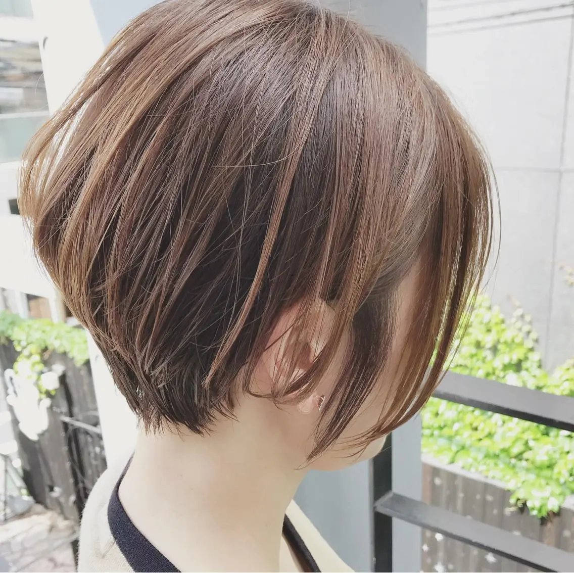 ショート カラー 大人女性ショート専門 tomodaのヘアスタイル