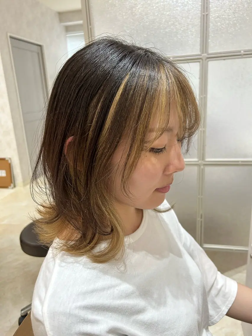 ❣️1日3名限定❣️🥰フェイスフレーミング(ブリーチ込み)🥰〈♪ミニモ特別価格♪〉オリジナルトリートメント付き✨の写真