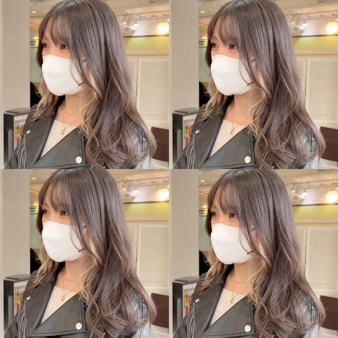 ロング カラー カット ヘアカラー トリートメント ヘッドスパ ヘアセット 大人可愛い透明感🌟 小顔・韓国髪🌟野中のヘアスタイル