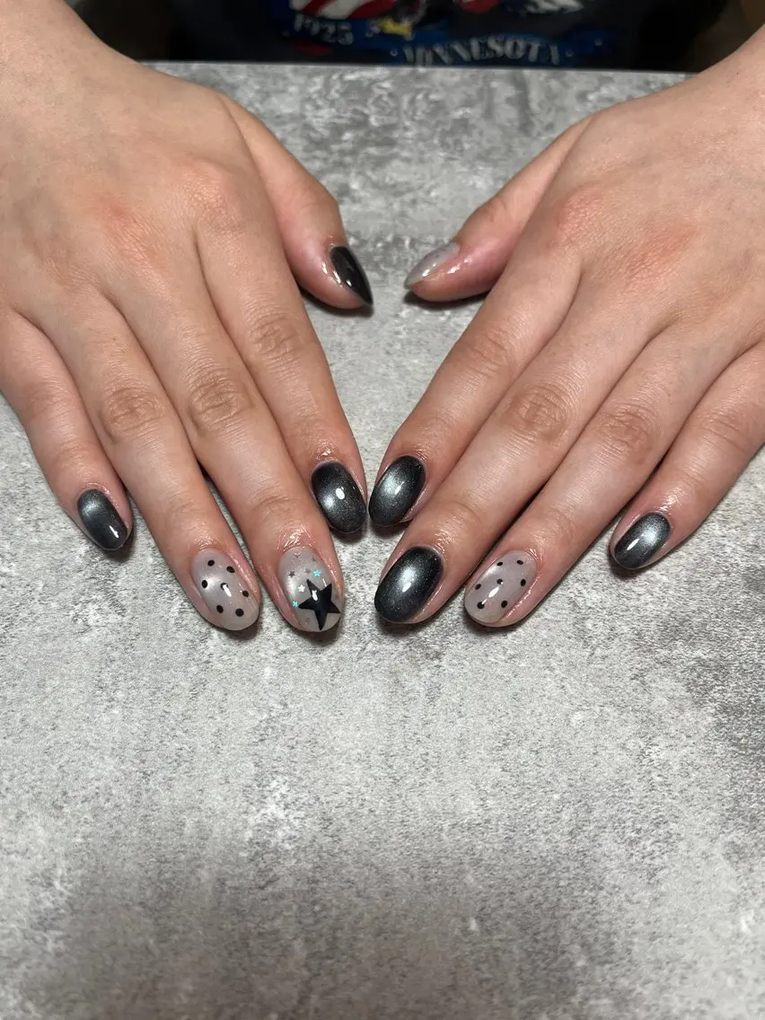 ネイル kazane長さだし フィルイン♡持ち込みのネイルデザイン