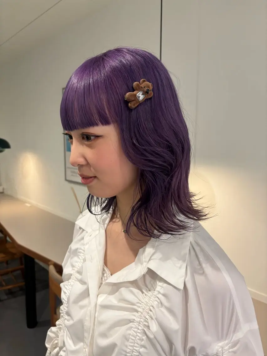 カラー ラベンダーカラー ヘアカラー カラーモデル 🍬Sena🐩のヘアスタイル