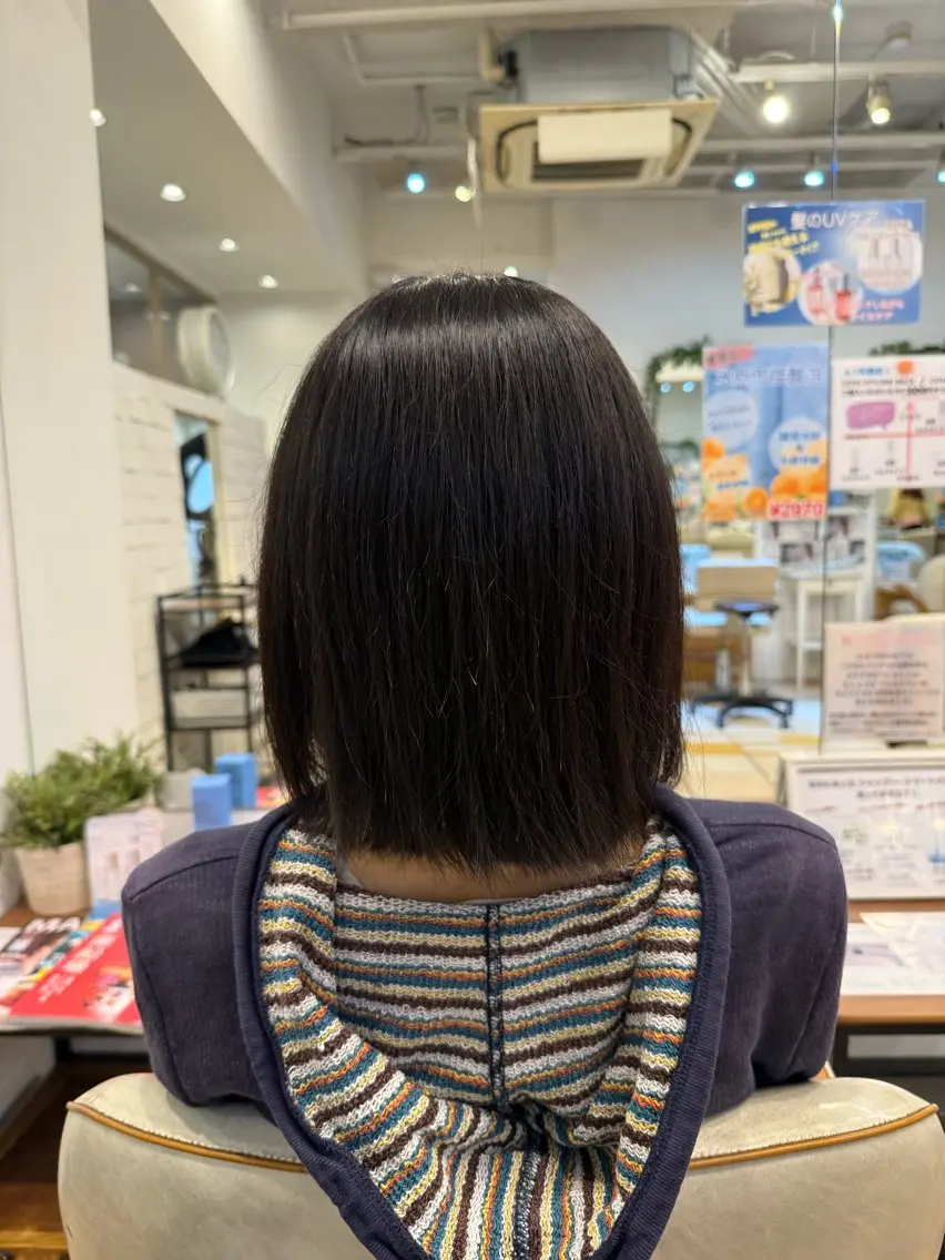 ミディアム ボブ 中野 亮のヘアスタイル