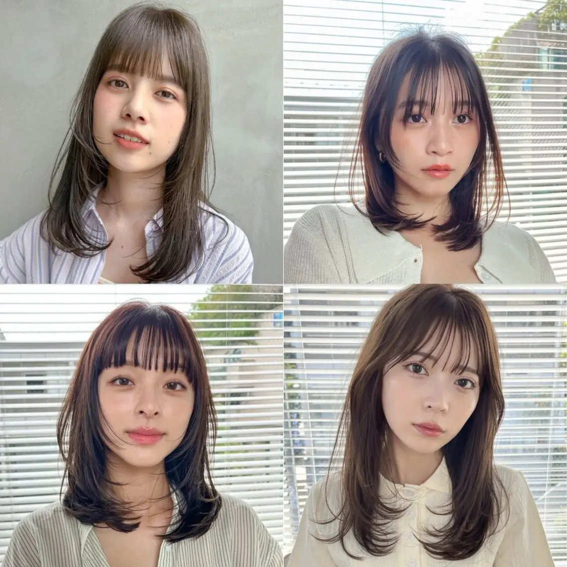 ロング 顔まわりレイヤー レイヤーカット 似合わせカット 小顔カット 似合わせカット× 顔周りカットるな🌛のヘアスタイル