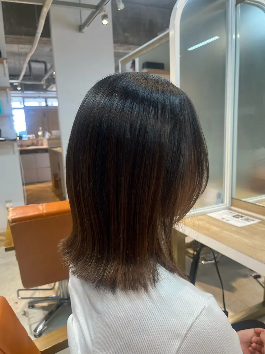 ミディアム 下畑 希美/ SOUPLE.のヘアスタイル