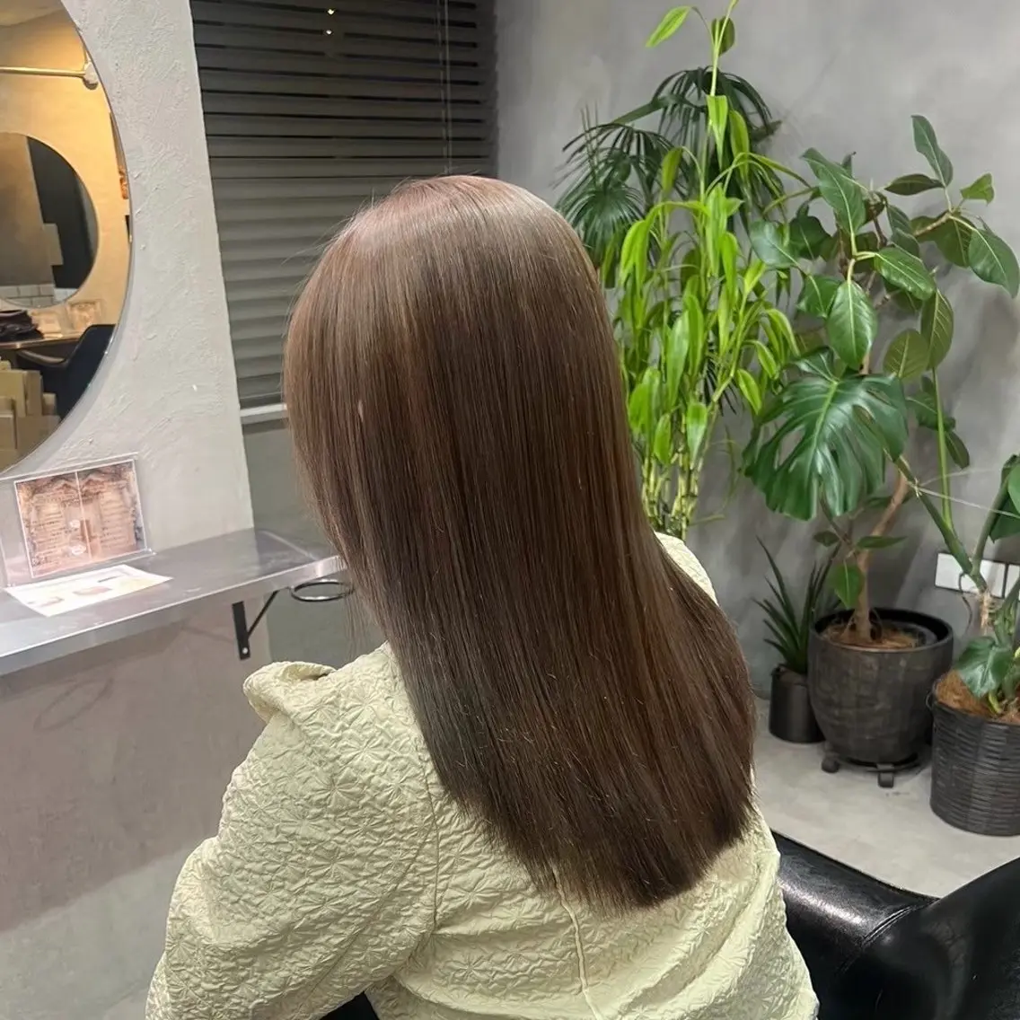 カラー 久保田 萌愛のヘアスタイル