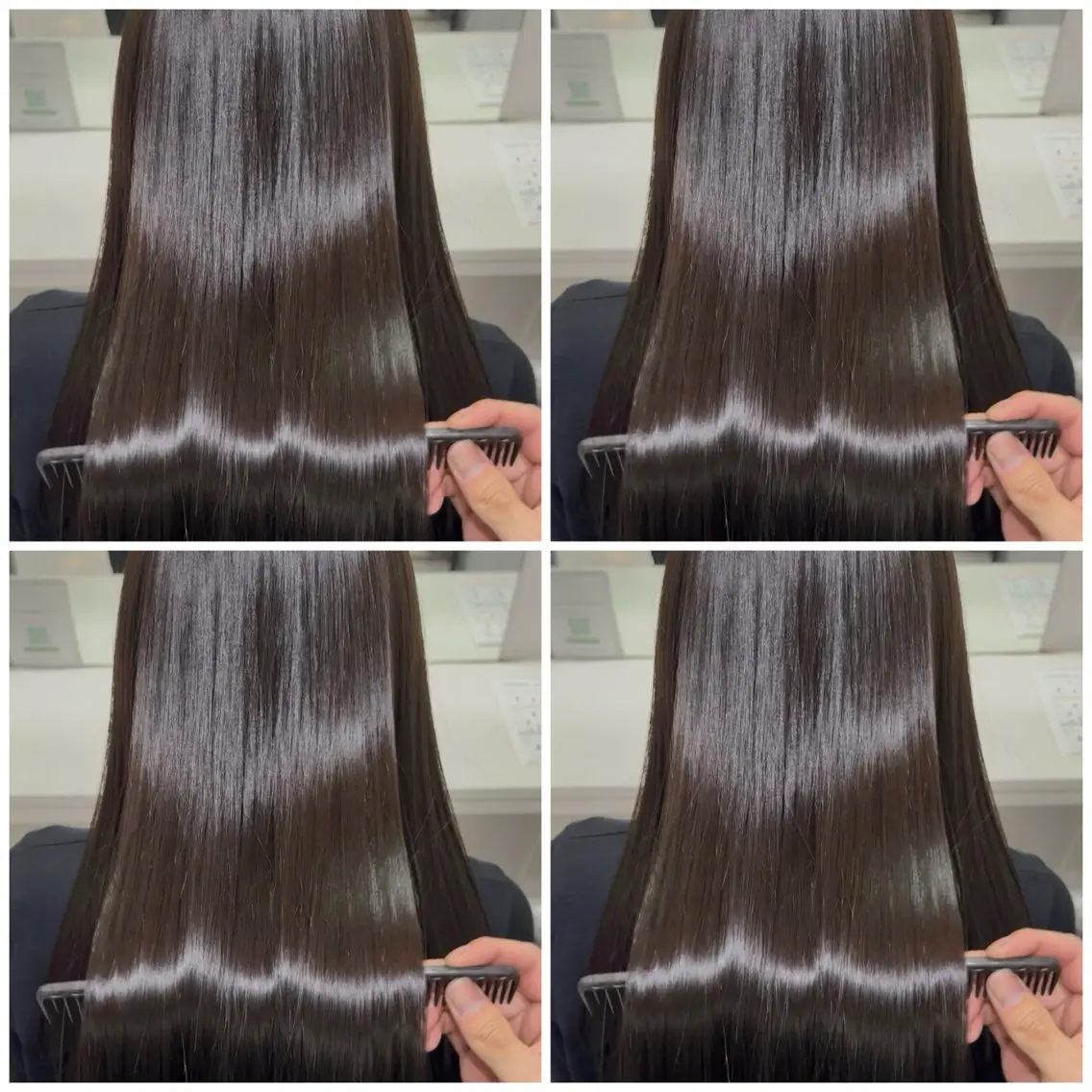 ロング カラー 髪質改善 艶髪矯正 エクステ かいり✂️のヘアスタイル