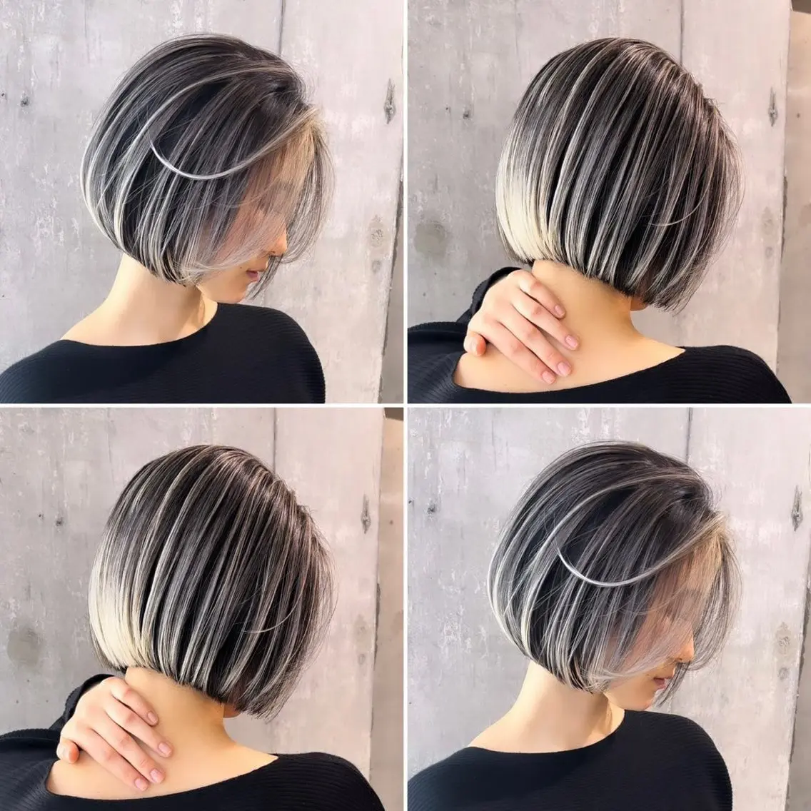 【1名様限定19:00​〜​​〜​ミニモ限定】ボブカット×シャドールーツ(画像の雰囲気にできるボブの方限定です！)の写真