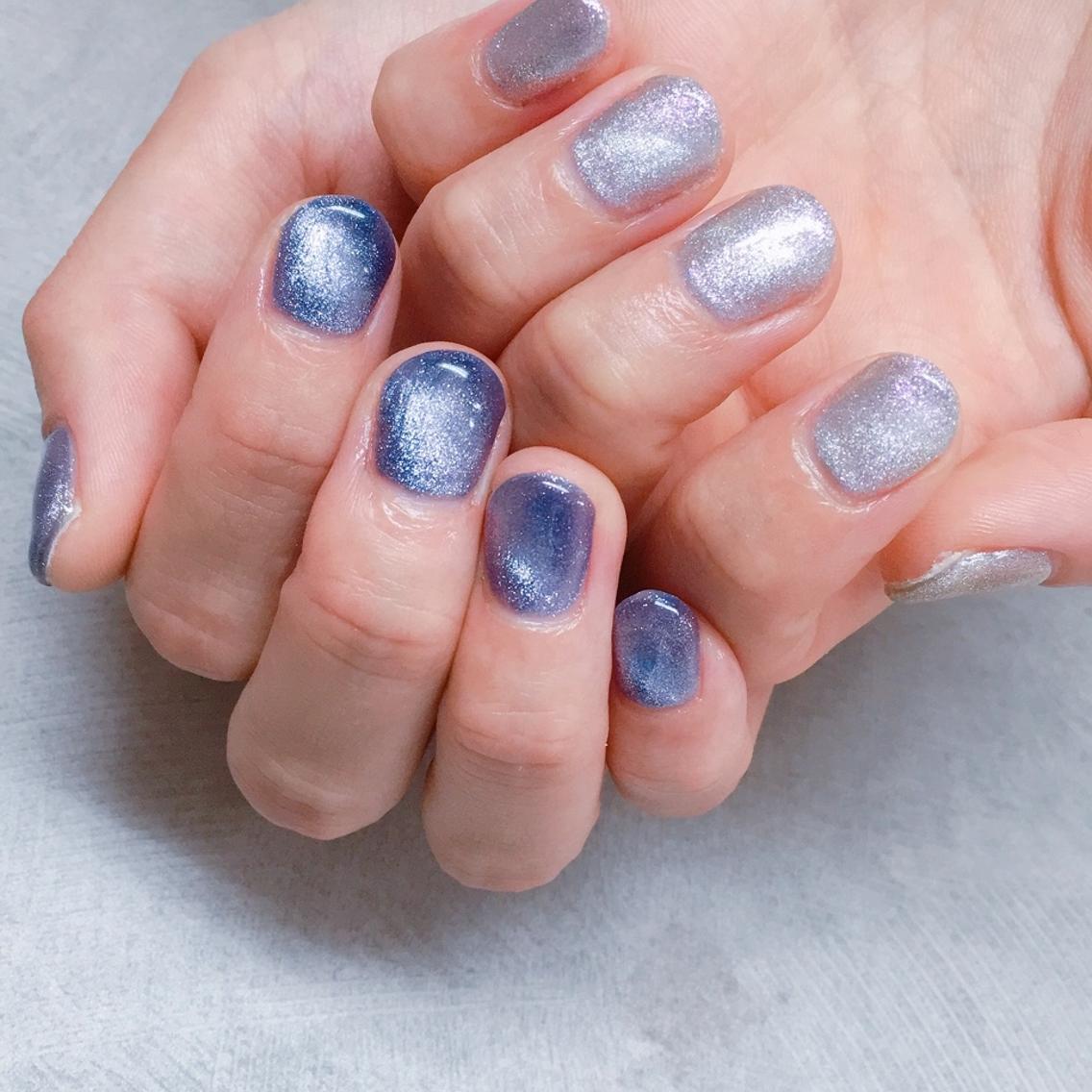 ネイル マグネットネイル ハンドネイル 推しネイル | 　aycnailのネイルデザイン