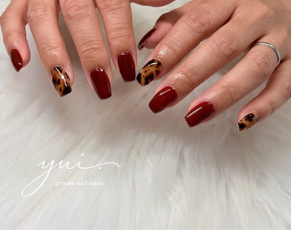 ネイル ワンカラーネイル ハンドネイル nail salon yui.のネイルデザイン