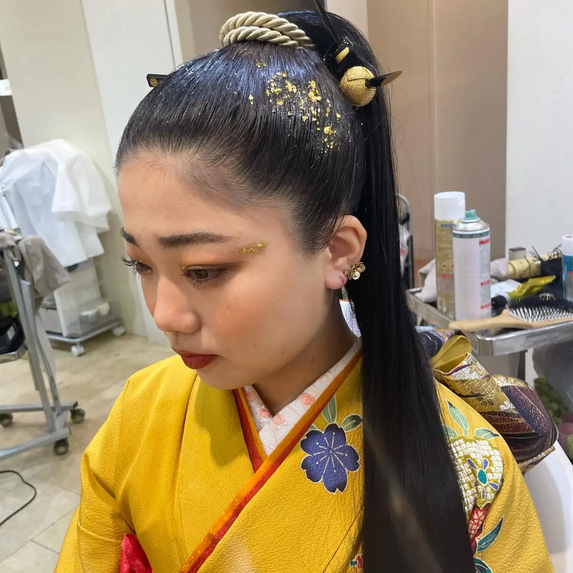 ロング ヘアアレンジ 髪質改善 縮毛矯正 トリートメント MATISSE藤崎 渕上 ジュビアイのヘアスタイル
