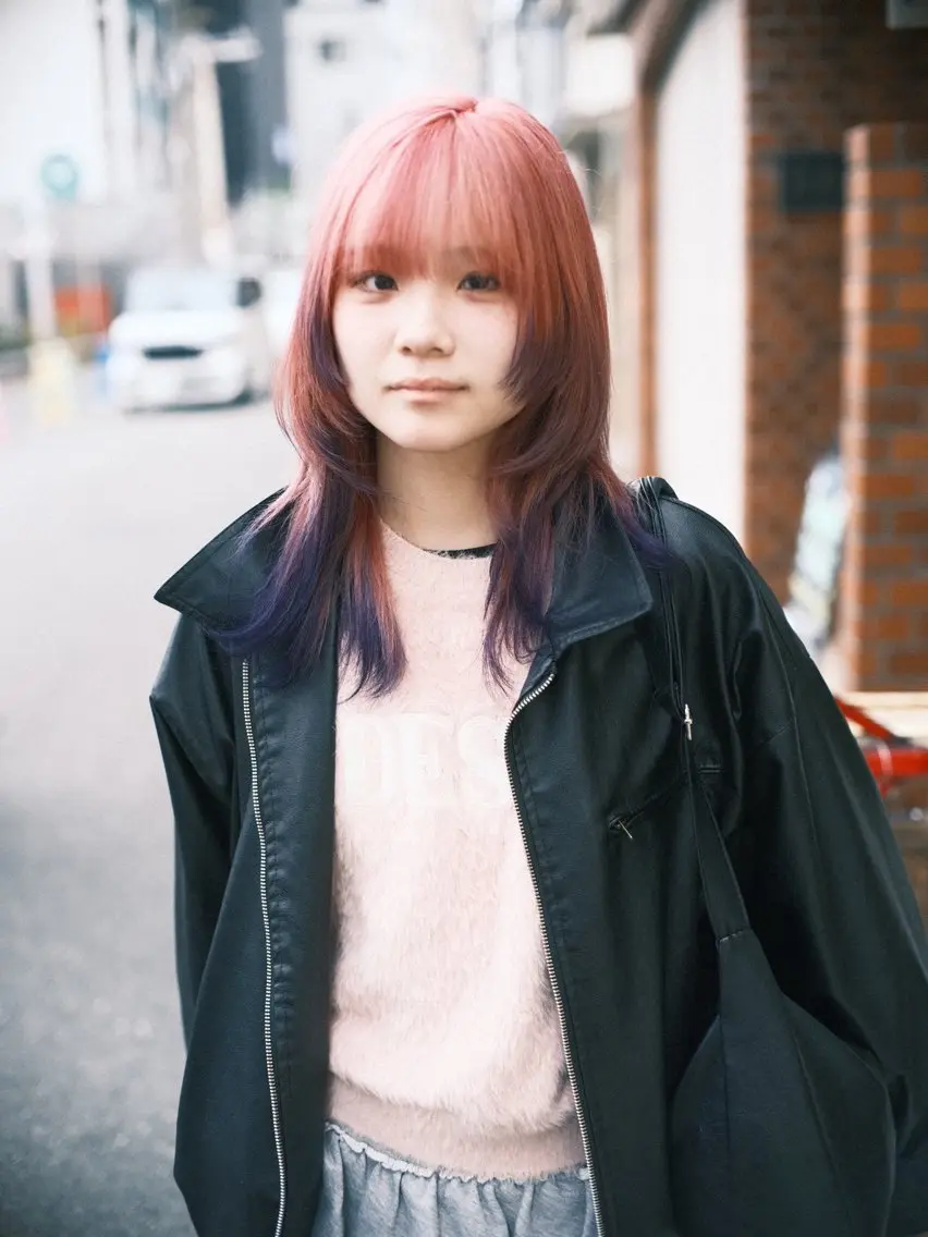ミディアム カラー ヘアアレンジ ヘアカラー トリートメント 個性爆弾💣 ダブルカラー/ゆかのヘアスタイル