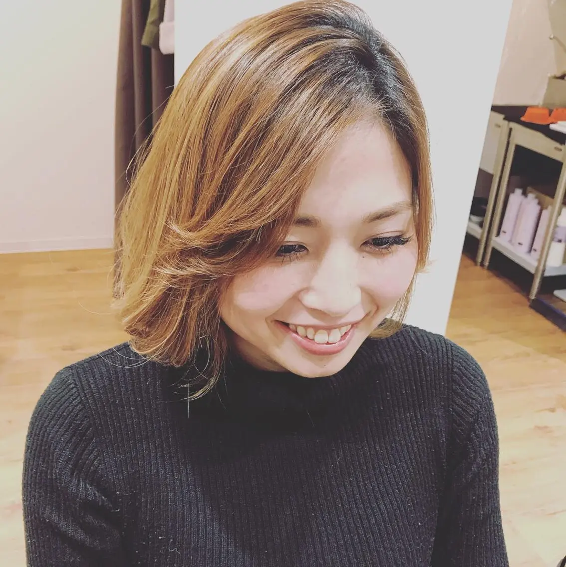 セミロング 川畑 ゆうたのヘアスタイル