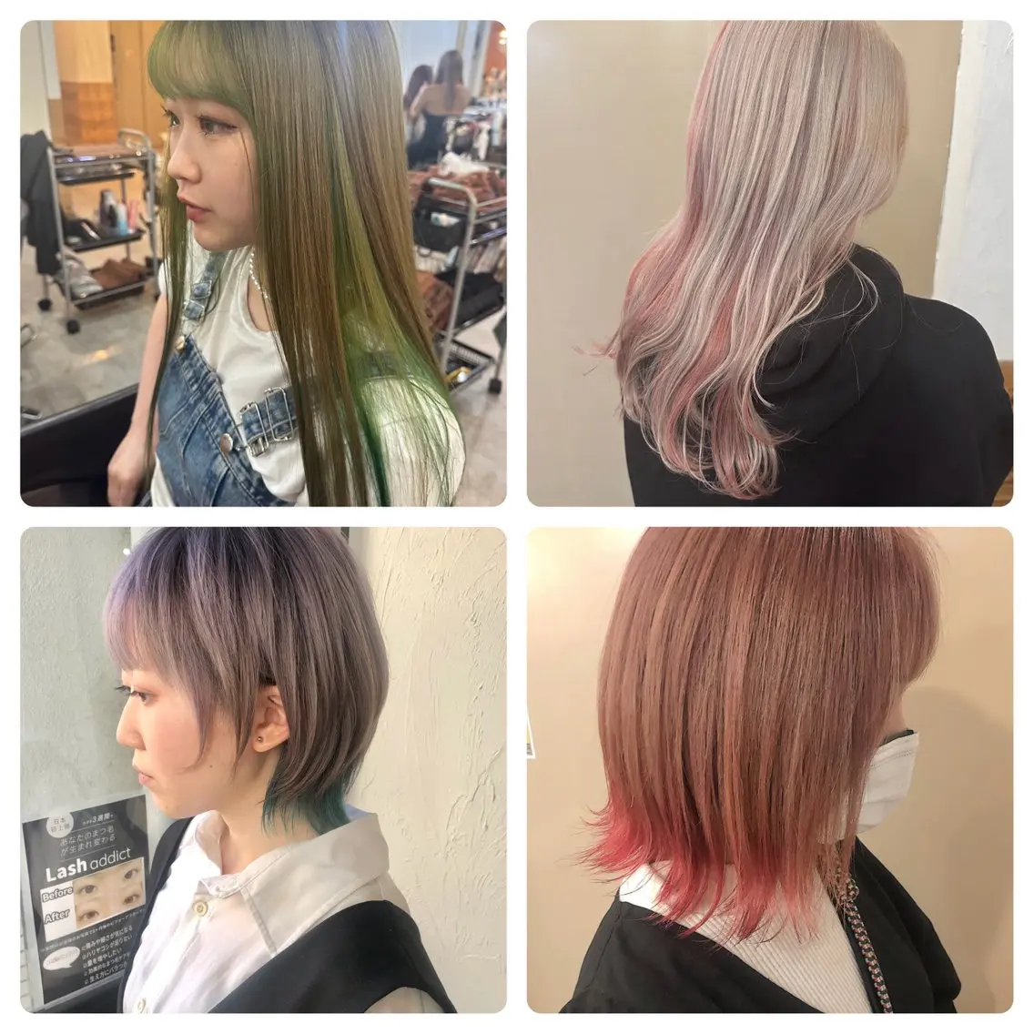 ミディアム カラー バレイヤージュ ブリーチ デザインカラー ダブルカラー レイヤーカット カット ヘアカラー トリートメント ヘアセット 髪質改善&ブリーチ 伊勢 祐一郎のヘアスタイル