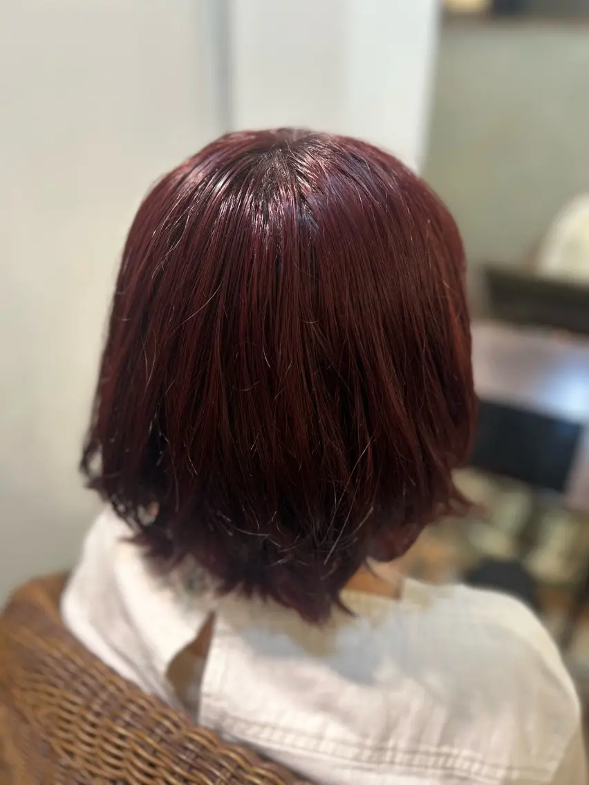 カラー ヘアカラー 中台 まゆのヘアスタイル