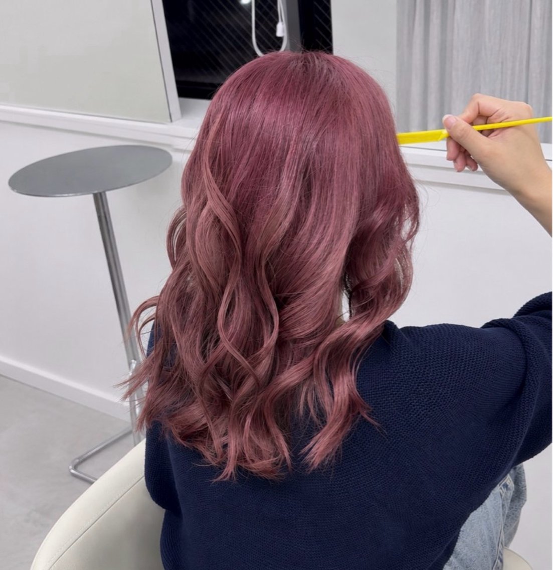 セミロング カラー ヘアカラー トリートメント 🎀 moyu🎀のヘアスタイル