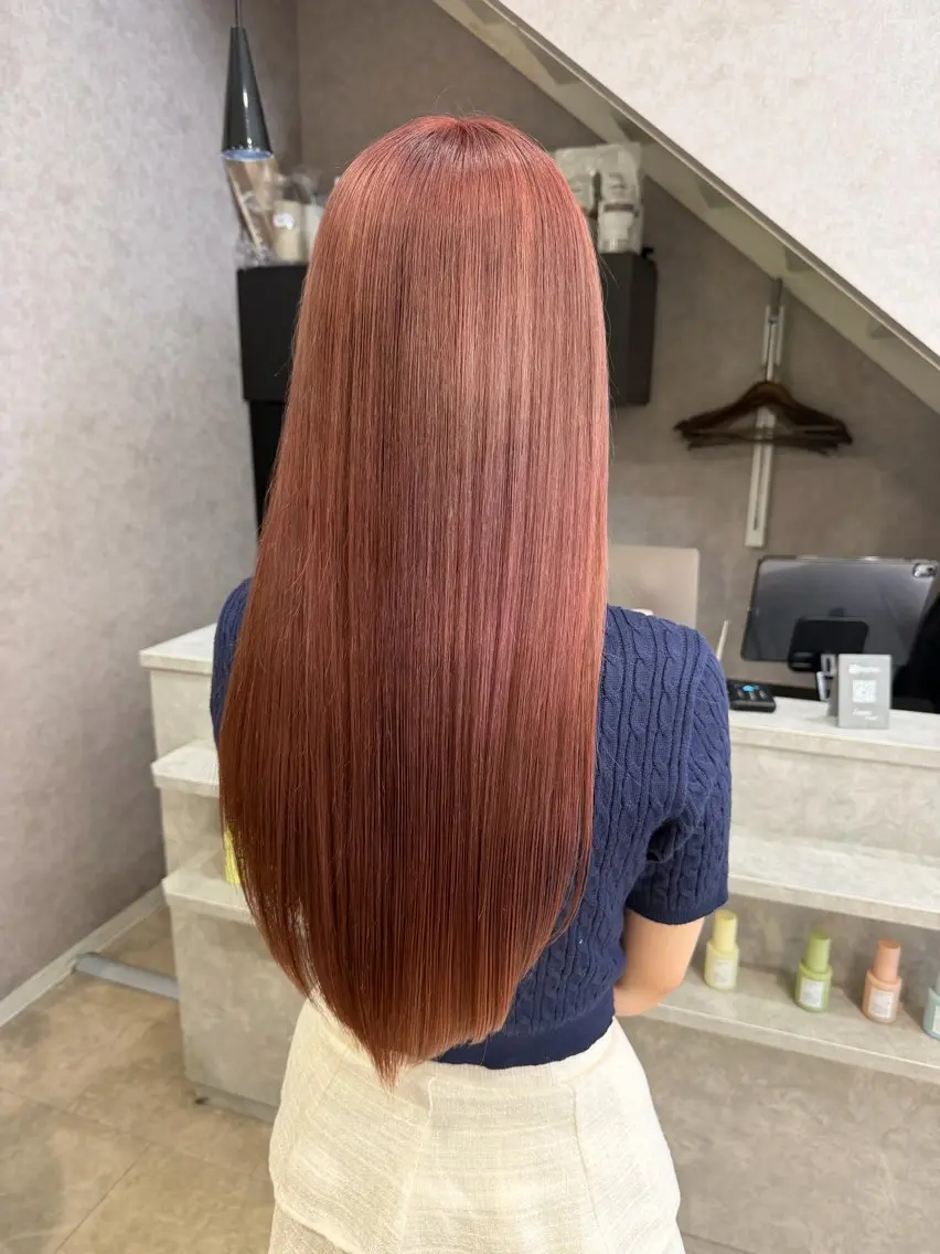 カラー ベージュカラー ブリーチ ハイトーンカラー ピンクカラー ピンクベージュ ヘアカラー Rio/ヘアセット/ ハイトーンカラーのヘアスタイル