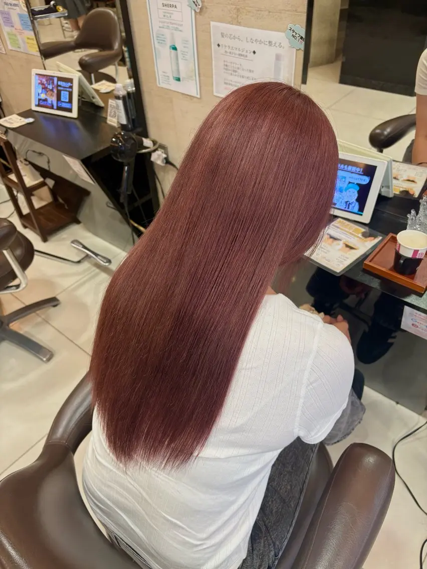 ロング 韓国レイヤー/ブリ ーチ🩶Momo🩶のヘアスタイル