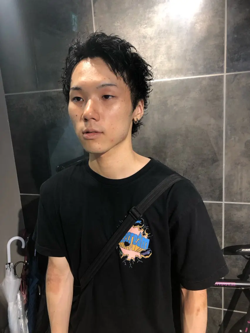 ヘアアレンジ メンズ カット トリートメント ヘアセット メンズ特化✂️栗原 侑也のヘアスタイル