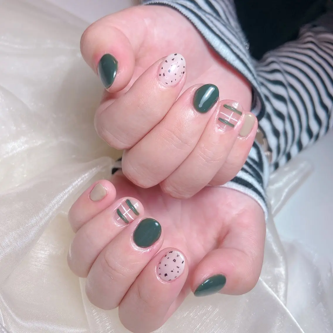 ネイル ニュアンスネイル ハンドネイル nailsalon REJOICEのネイルデザイン