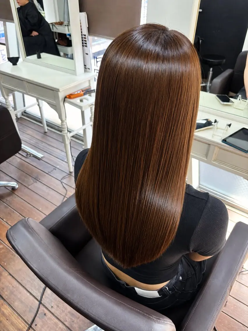 ロング 髪質改善 トリートメント Mari ⭐︎のヘアスタイル