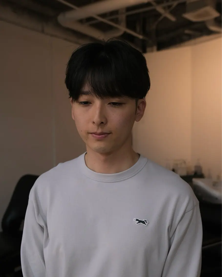 ショート パーマ メンズ マッシュ メンズパーマ ニュアンスパーマ BELO / yuzuのヘアスタイル