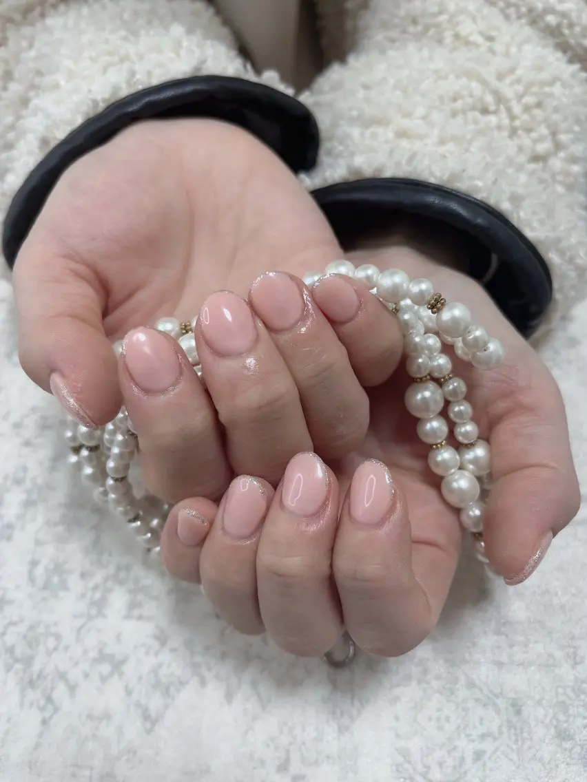 ネイル ラメ(グリッター) ワンカラーネイル Will nail salonのネイルデザイン