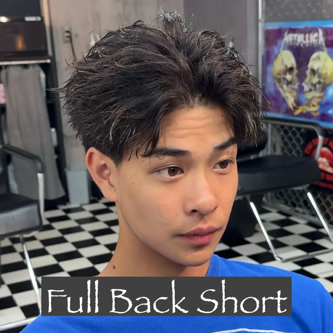 ショート パーマ ヘアアレンジ メンズ MENIN メンズ サロン 望月 涼太のヘアスタイル