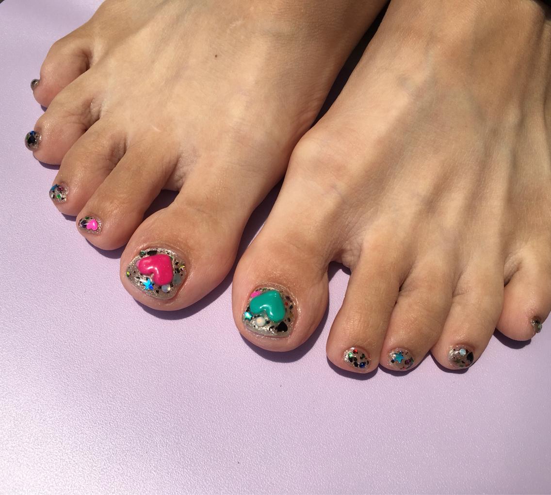ネイル フットネイル フットネイル 推しネイル | 　aycnailのネイルデザイン