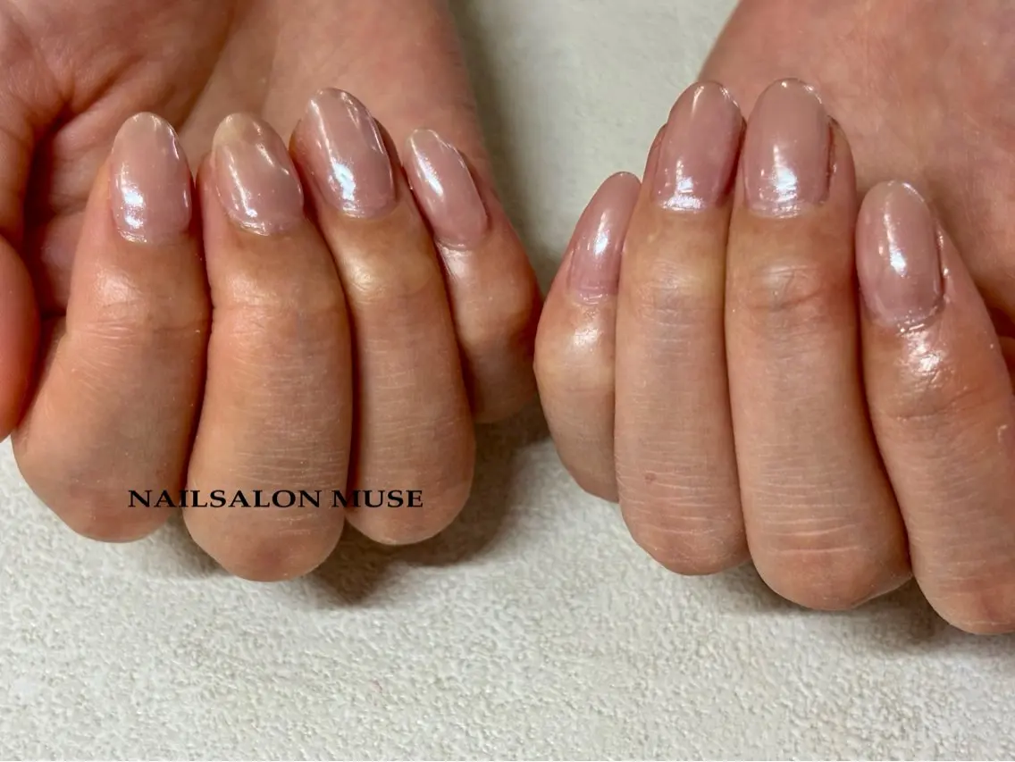 ネイル ジェルネイル マグネットネイル ミラーネイル ワンカラーネイル パラジェル ハンドネイル Nail Salon MUSE    Aiのネイルデザイン