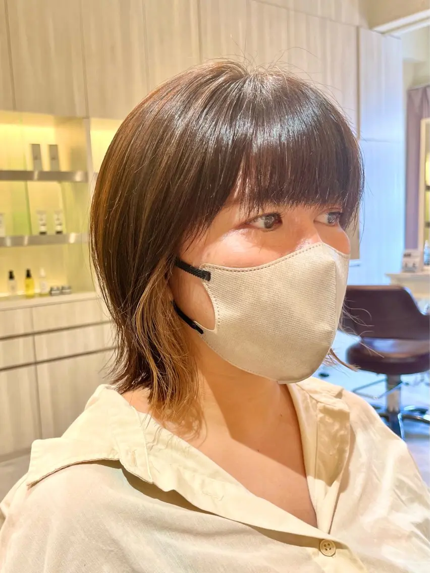 ミディアム カラー インナーカラー 髪質改善/縮毛矯正 seiyaのヘアスタイル