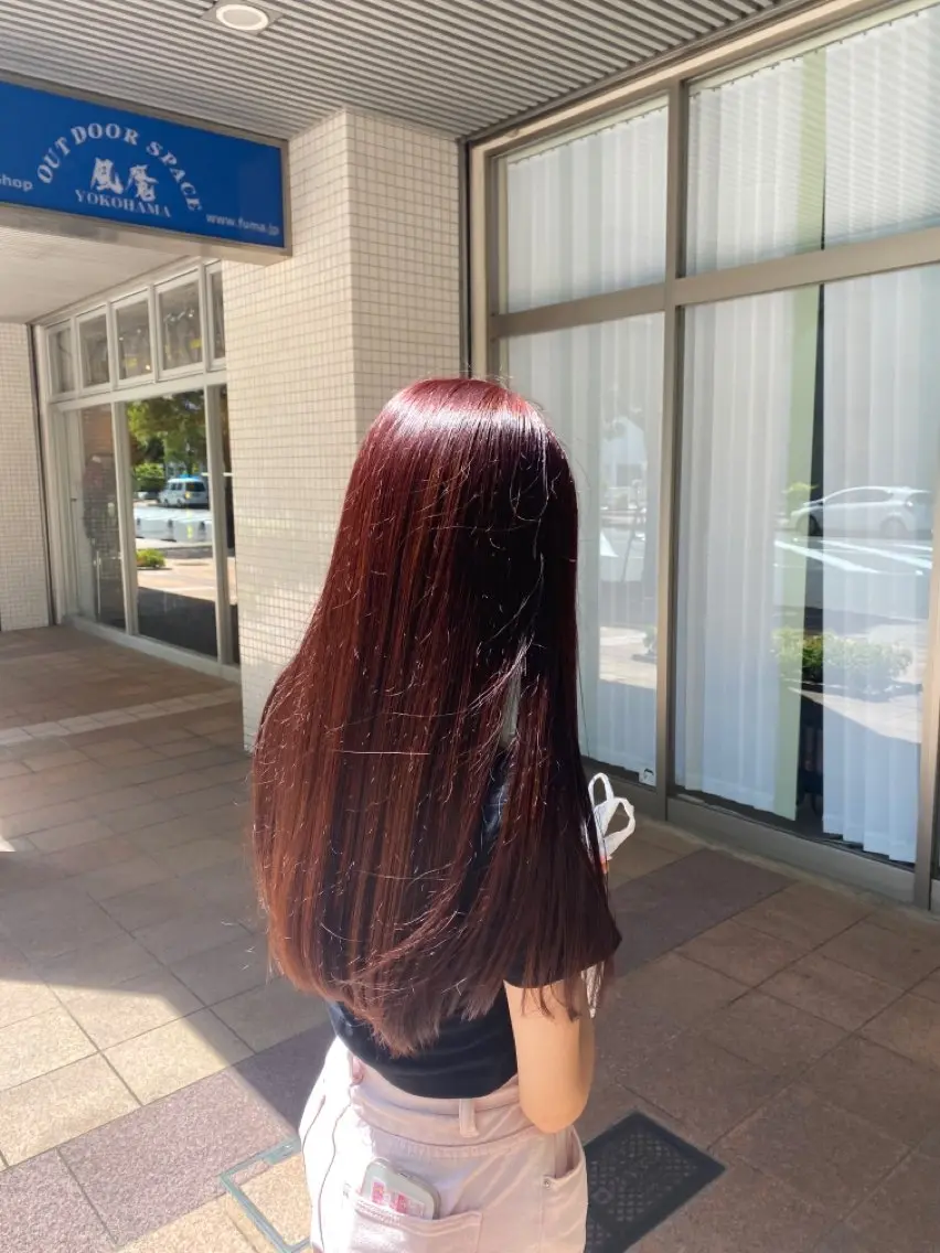 カラー カット ヘアカラー トリートメント MIDORI🎀 透明感/ベージュのヘアスタイル