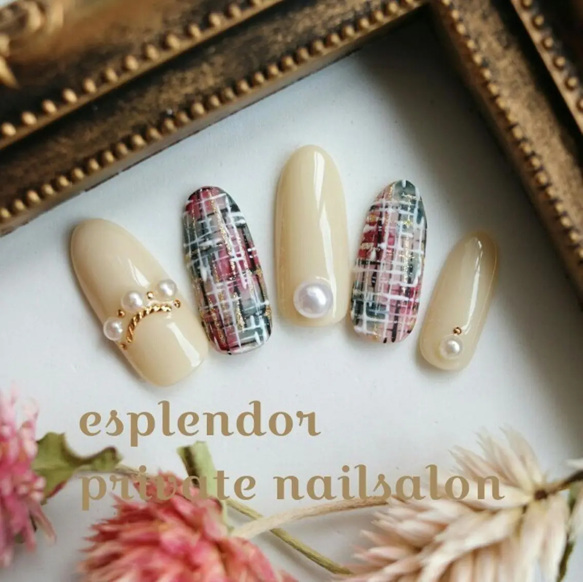 ネイル マットネイル ハンドネイル ハンドケア esplendor  小野寺のネイルデザイン