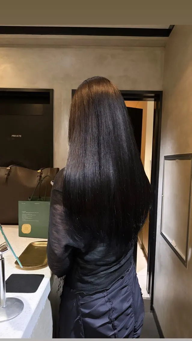 ロング カラー カット ヘアカラー タナカ カナ🫧のヘアスタイル