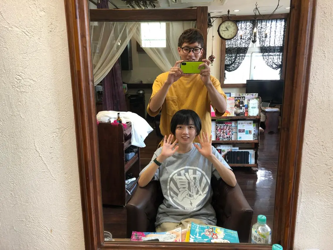 ショート Snaly カラー特化ページのヘアスタイル