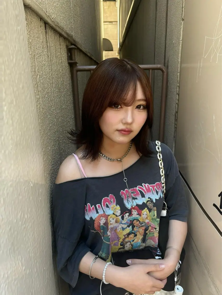 ミディアム カラー ⭐︎似合わせカラー /レイヤー✩momoのヘアスタイル