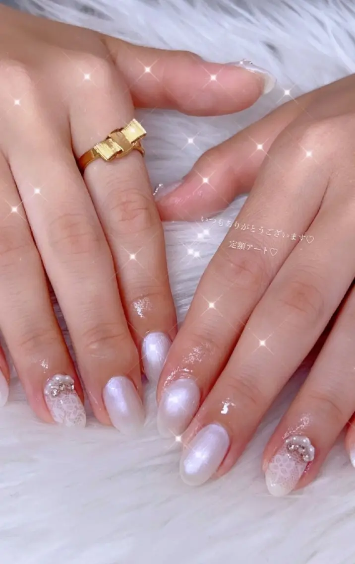 ネイル アートネイル 春ネイル ワンホンネイル ハンドネイル I LOVE ME NAIL.。.:*♡のネイルデザイン