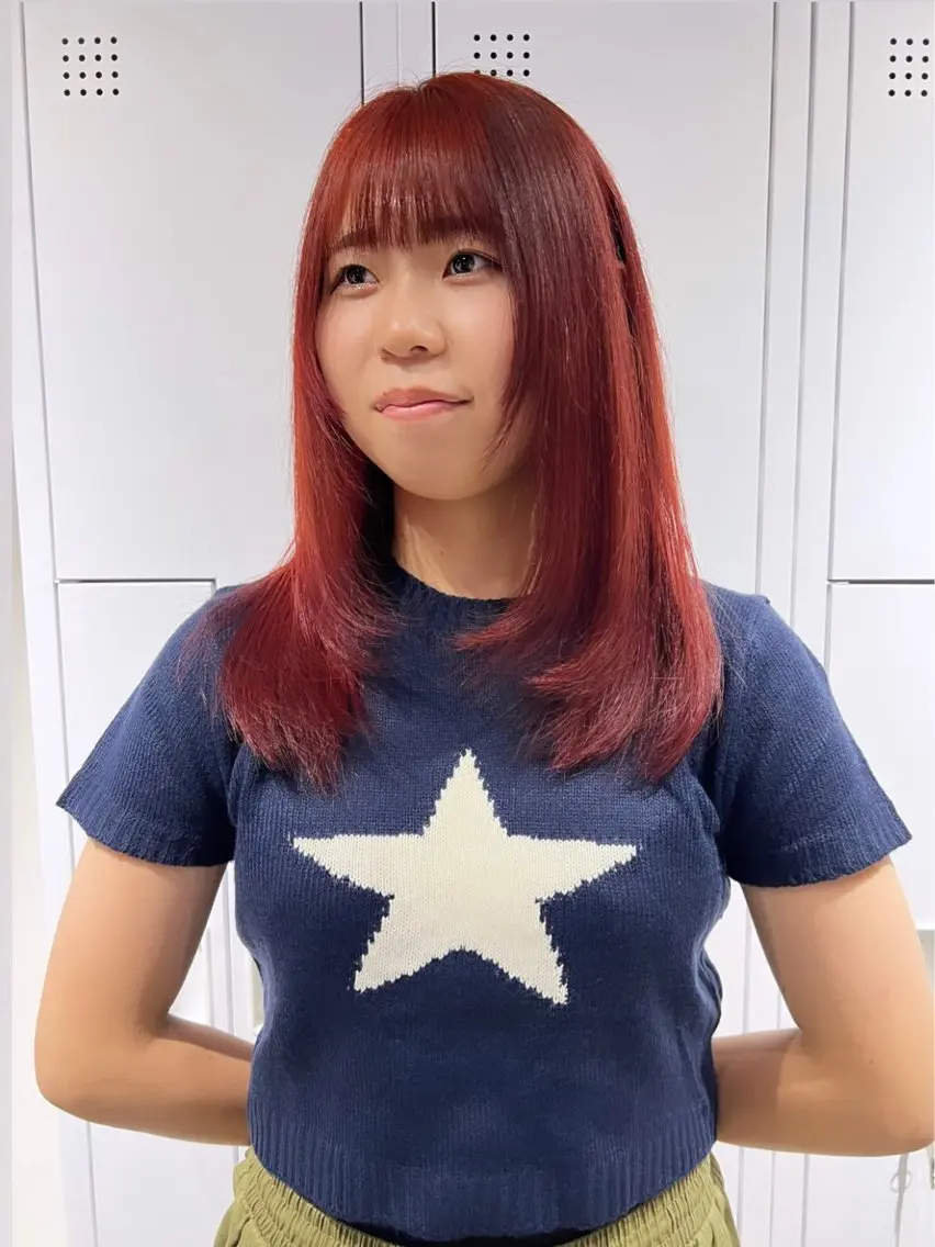 ロング カラー ブリーチ ケアブリーチ 透明感カラー デザインカラー ダブルカラー ハイトーン/ボブ 🎀sonokaのヘアスタイル