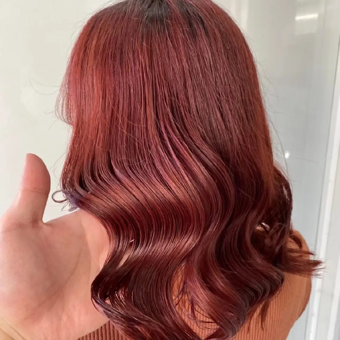 カラー セミロング 縮毛矯正/ワンカラー モデル募集🫧羽夏のヘアスタイル