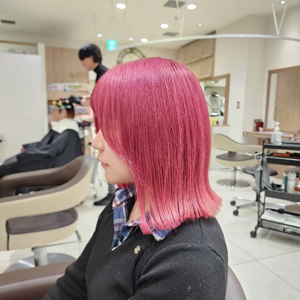 ミディアム 髪質改善 カラー特化🔥中村 和貴<Ash津田沼>のヘアスタイル