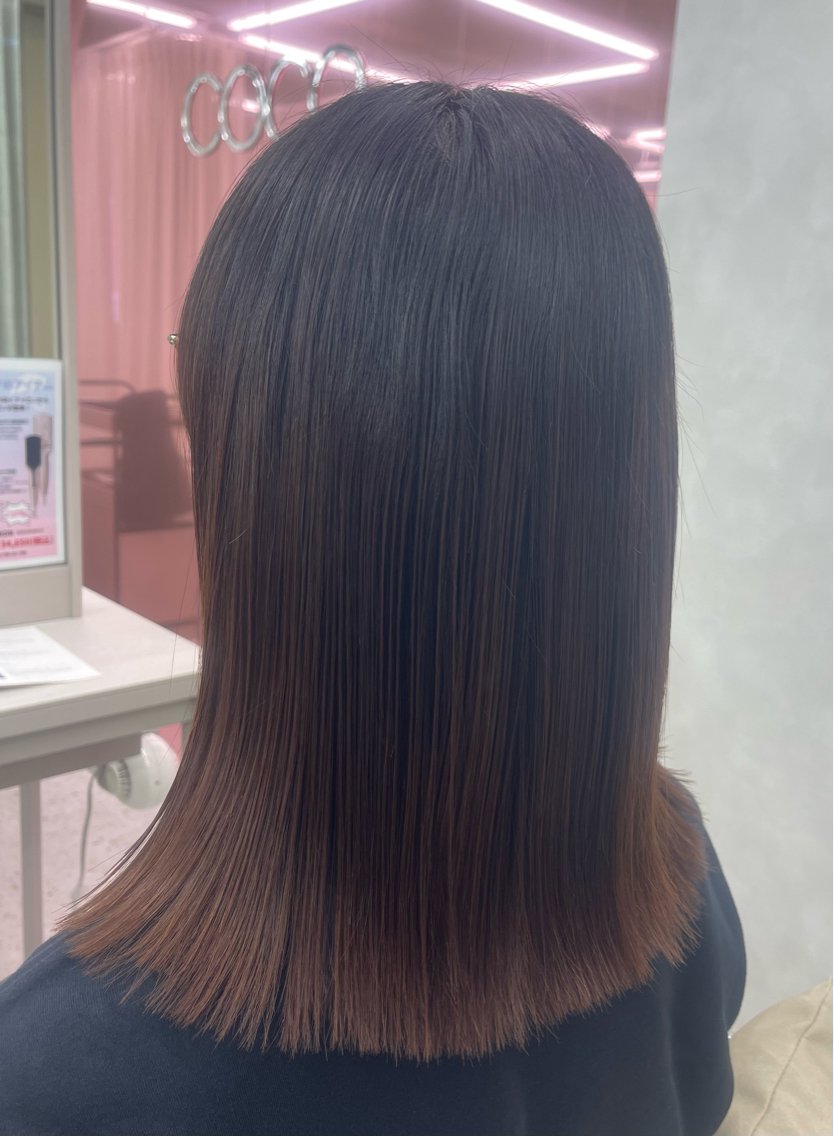 ミディアム カラー 髪質改善 COCO reiのヘアスタイル
