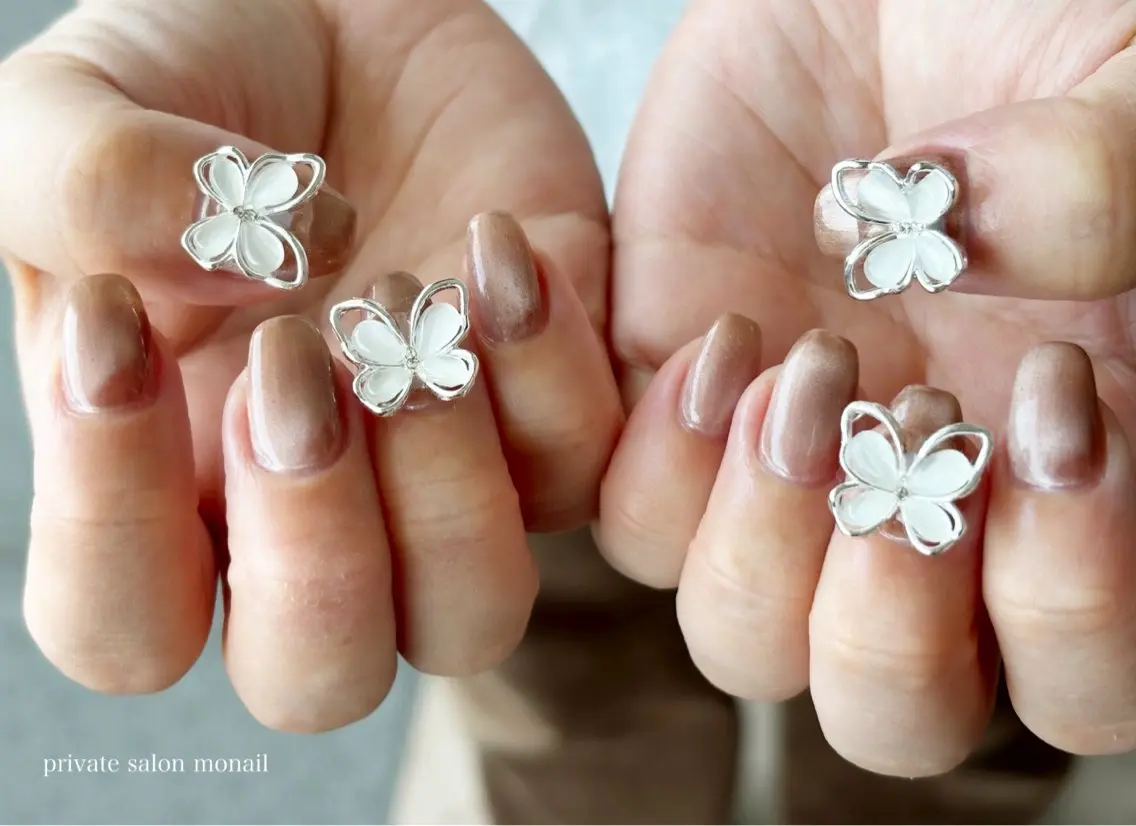 ネイル 持ち込み ハンドネイル nail salon monailのネイルデザイン