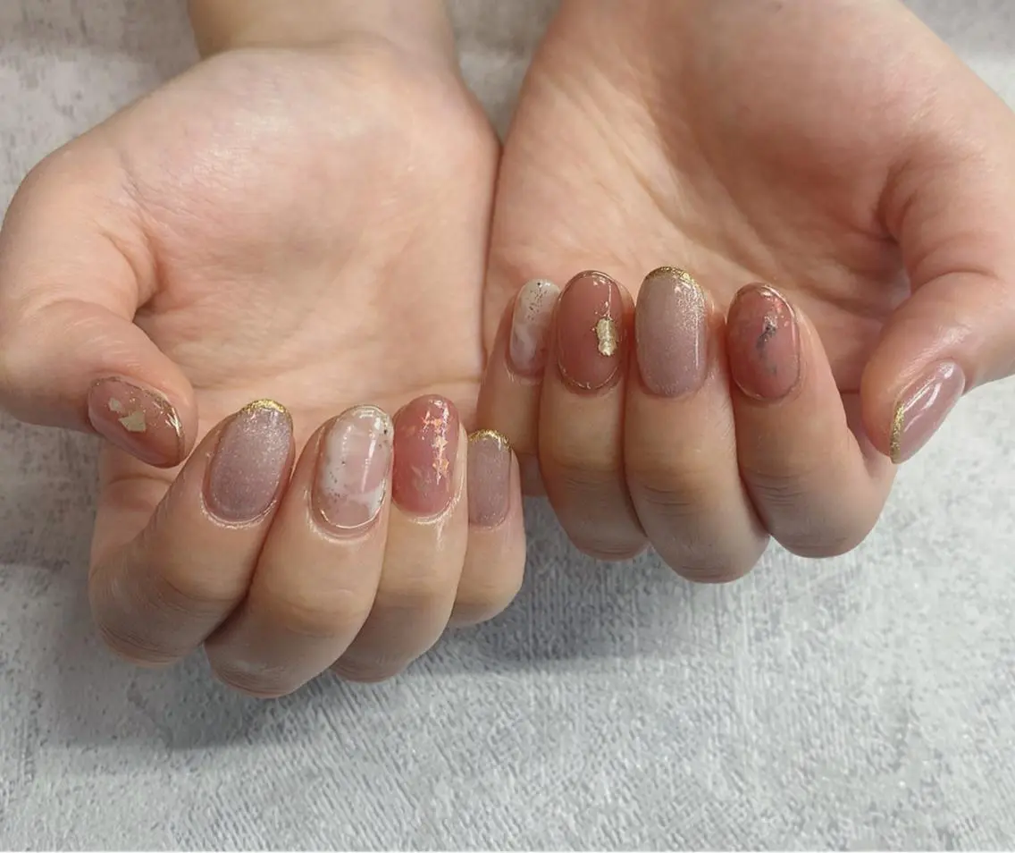 ネイル ハンドネイル 𝑺 𝒏𝒂𝒊𝒍✳︎のネイルデザイン