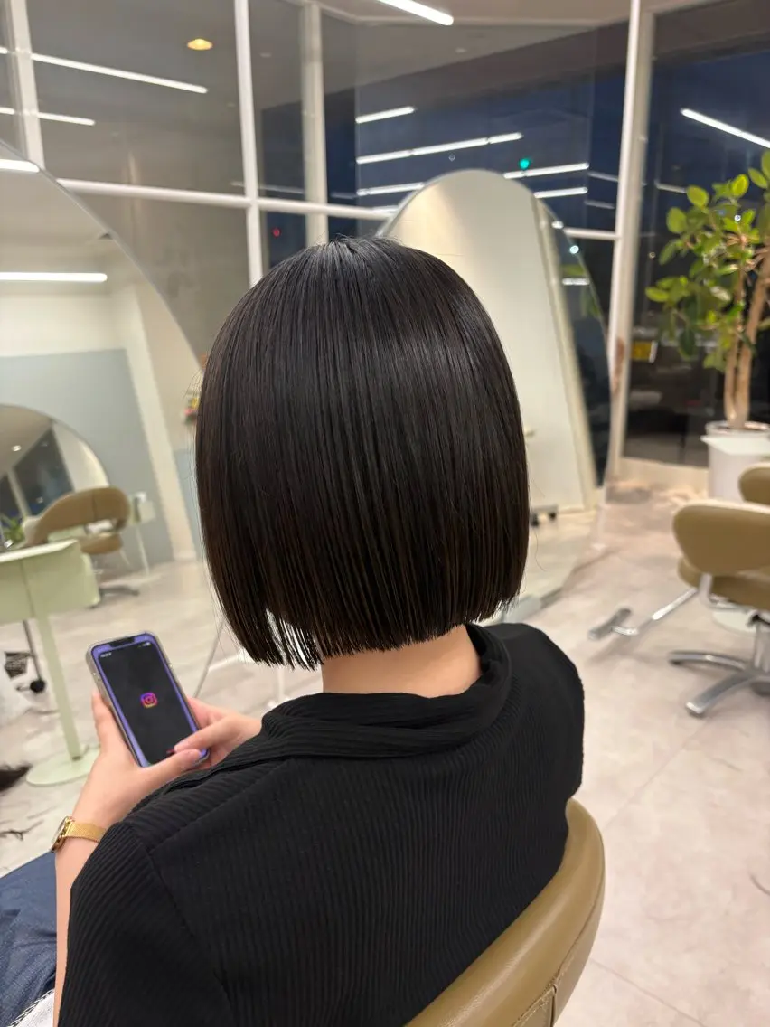 ミディアム カット 小野 美咲のヘアスタイル